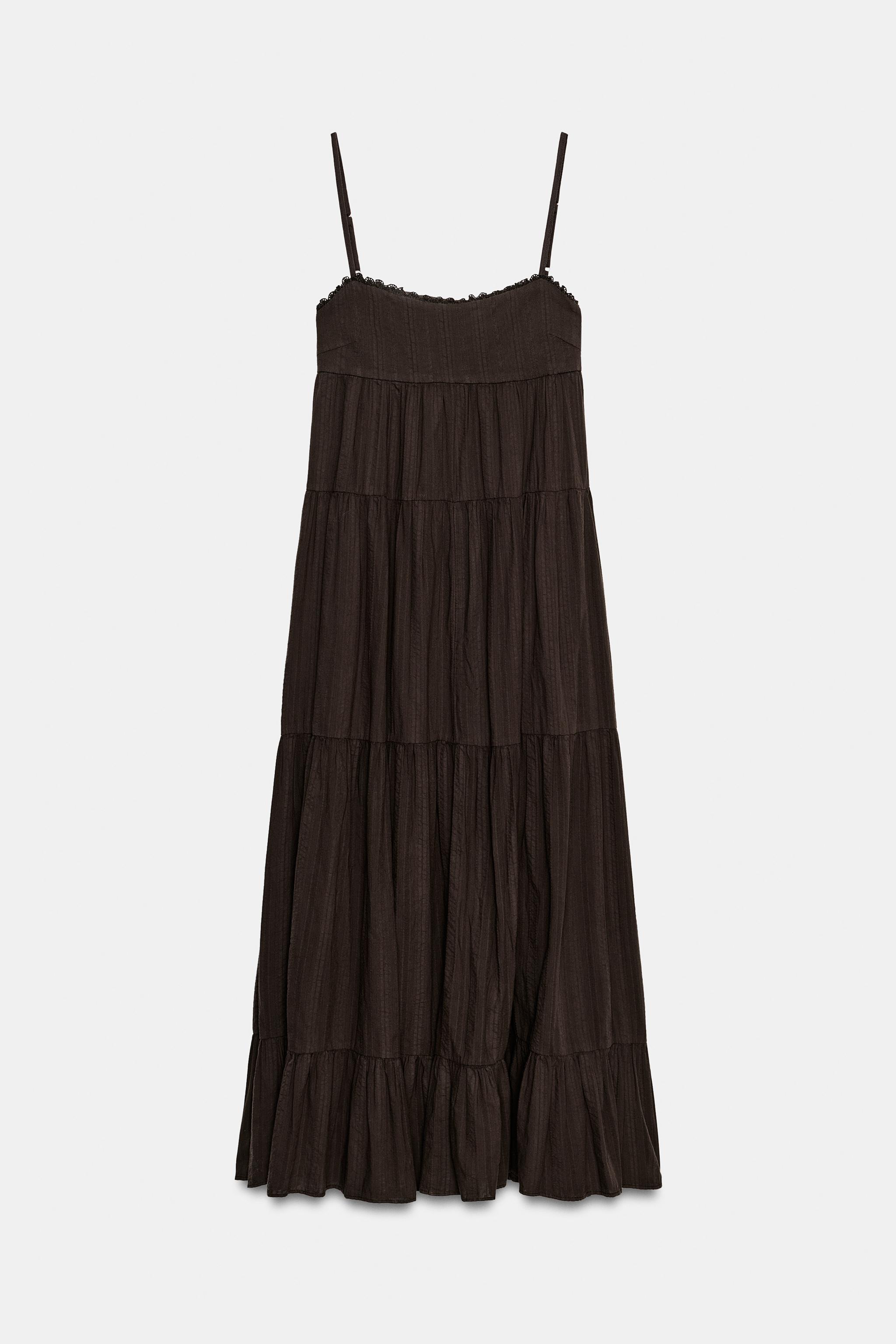 PANELLED LONG DRESS